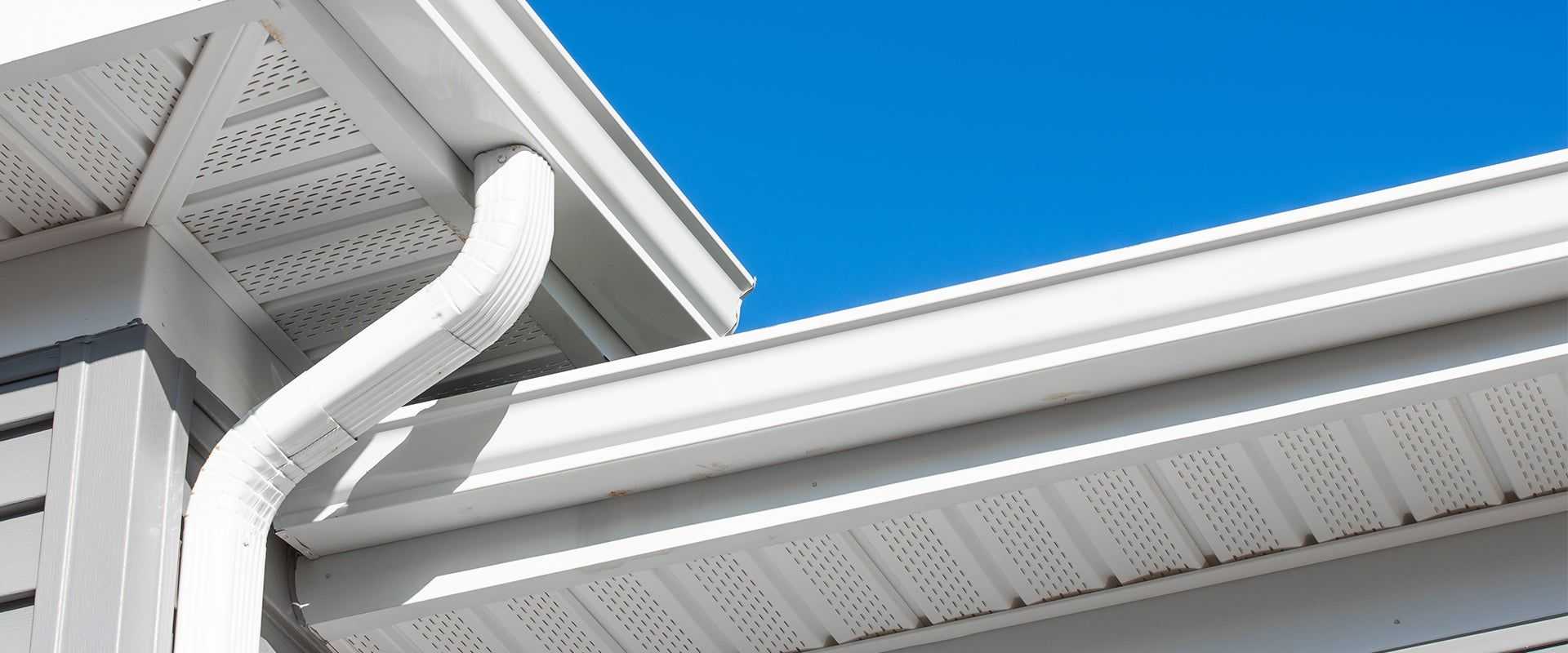 gutter systems on a house
